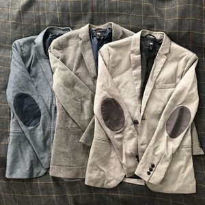 Lot of 3 H&M Slim Fit modern blazers